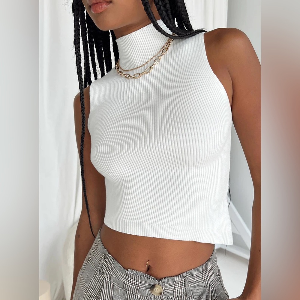 Princess Polly - LUTTRELL TOP WHITE - M/L